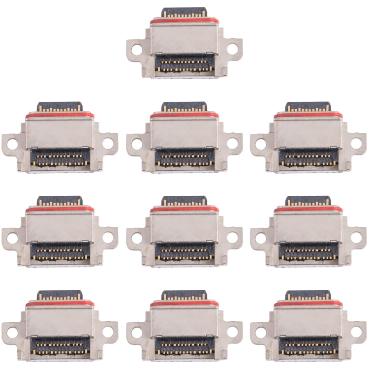 10 Charging Port Connectors for Samsung Galaxy S10+ SM-G975F, SM-G975U, SM-G975W, SM-G975U1, SM-G9750, SM-G975N, SM-G975X, For Samsung Galaxy S10+