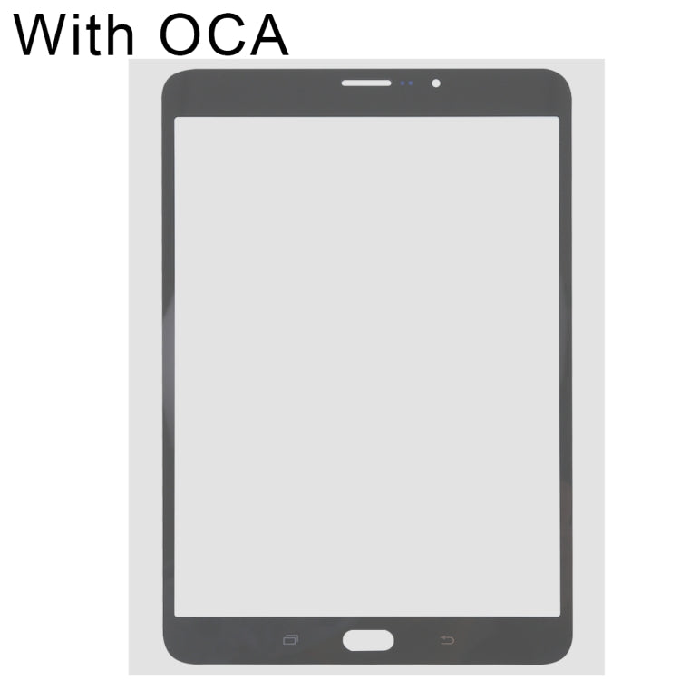 For Samsung Galaxy Tab S2 8.0 LTE / T719 Front Screen Outer Glass Lens with OCA Adhesive Optically Clear, For Samsung Galaxy Tab S2 8.0 LTE