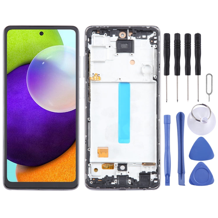 Schermo LCD e digitalizzatore in materiale incell assemblaggio completo con cornice per Samsung Galaxy A52 4G SM-A525, For Samsung Galaxy A52 4G(incell)