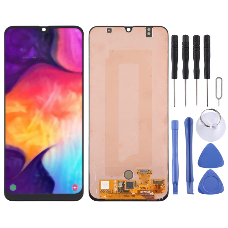 Original LCD Screen and Digitizer Full Assembly for Samsung Galaxy A50 SM-A505, For Samsung Galaxy A50 (Original)