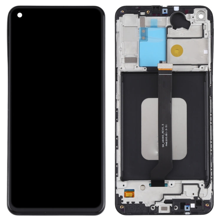 Original LCD Screen and Digitizer Full Assembly with Frame for Samsung Galaxy A60 SM-A606, For Samsung Galaxy A60(Original)