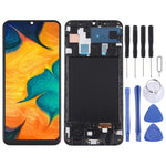 Schermo LCD originale e digitalizzatore assemblaggio completo con cornice per Samsung Galaxy A30 SM-A305, For Samsung Galaxy A30(Original)
