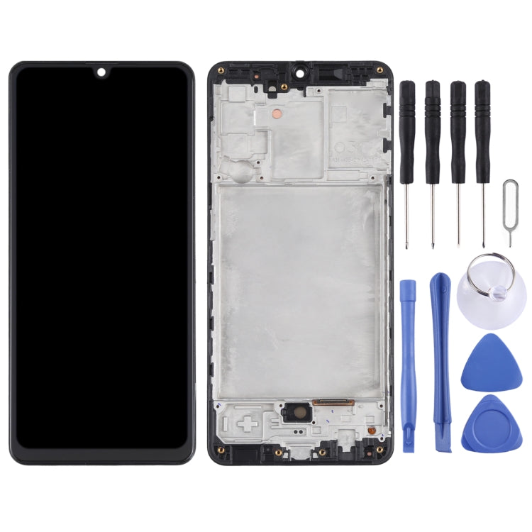 Original LCD Screen and Digitizer Full Assembly with Frame for Samsung Galaxy A31 SM-A315, For Samsung Galaxy A31(Original)