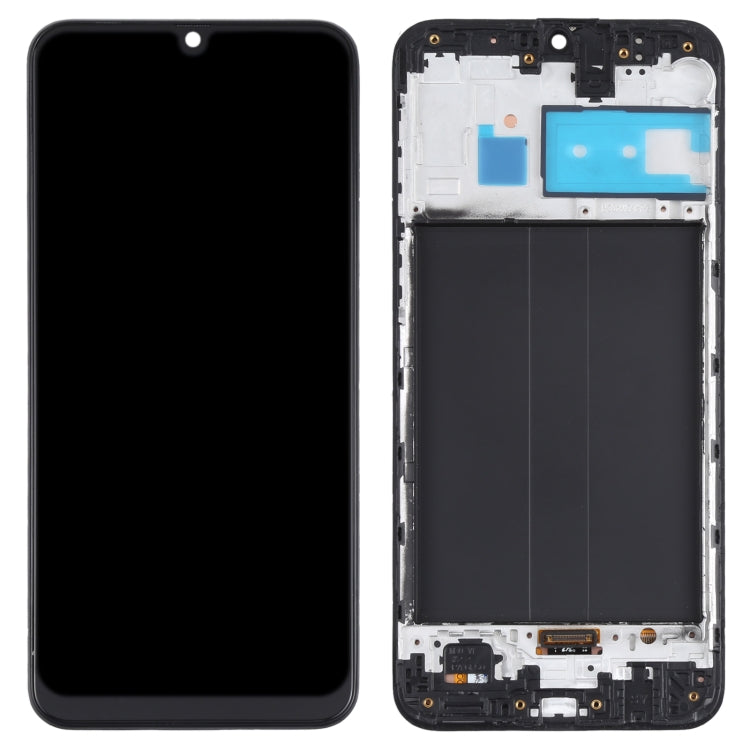 Original LCD Screen and Digitizer Full Assembly with Frame for Samsung Galaxy M30 SM-M305, For Samsung Galaxy M30(Original)