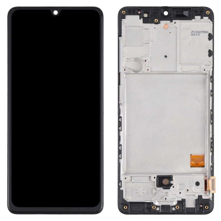 Original LCD Screen and Digitizer Full Assembly with Frame for Samsung Galaxy A41 SM-A415, For Samsung Galaxy A41(Original)