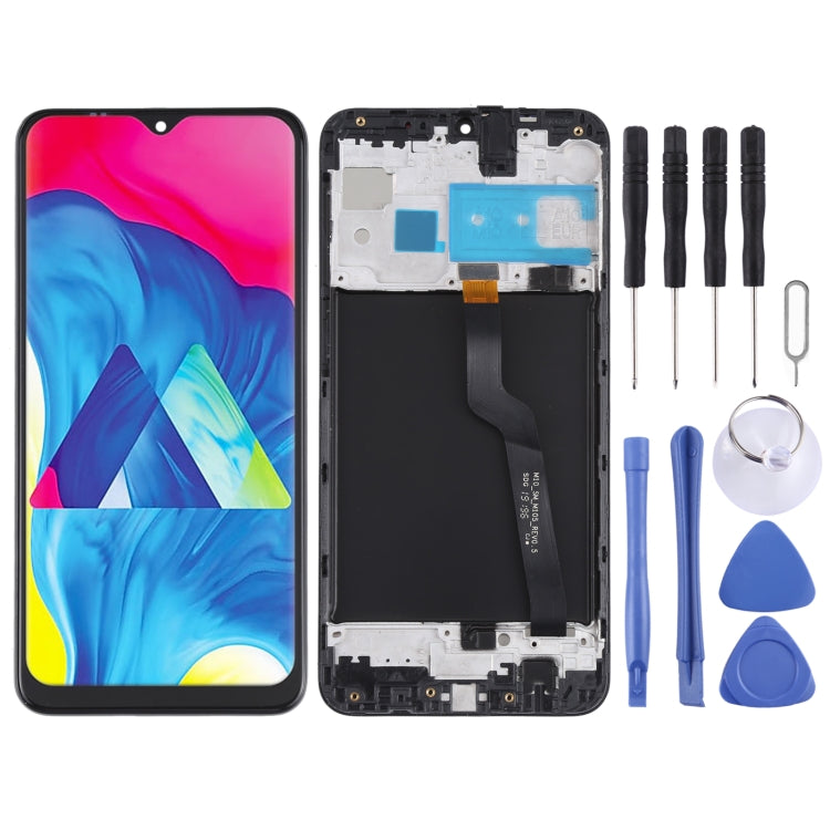 Schermo LCD e digitalizzatore con cornice per Samsung Galaxy M10