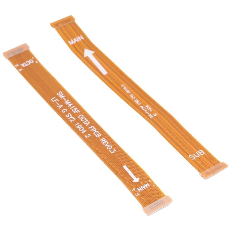 For Samsung Galaxy F41 SM-F415 1 Pair Motherboard Flex Cable, For Samsung Galaxy F41(1 Pair)