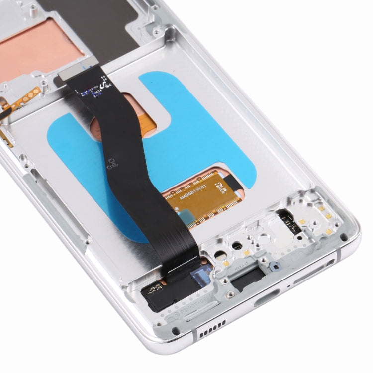 Schermo LCD originale e digitalizzatore assemblaggio completo con cornice per Samsung Galaxy S21 Ultra 5G SM-G998B, For Samsung Galaxy S21 Ultra 5G