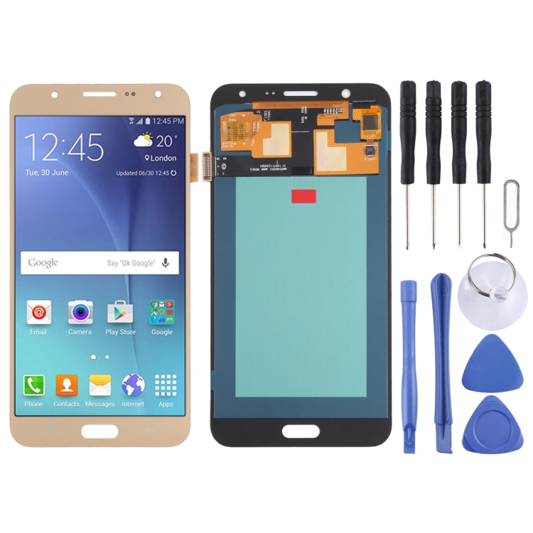 OLED Material LCD Screen and Digitizer Full Assembly for Samsung Galaxy J7 SM-J700, For Galaxy J7(OLED), For Samsung Galaxy J7(OLED Material)