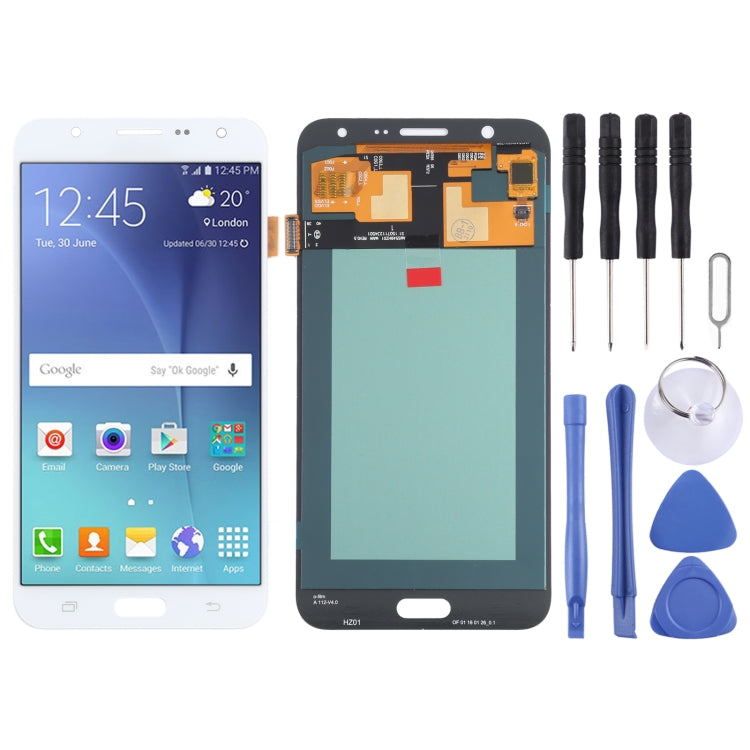 Schermo LCD in materiale OLED e digitalizzatore assemblaggio completo per Samsung Galaxy J7 SM-J700, For Galaxy J7(OLED), For Samsung Galaxy J7(OLED Material)