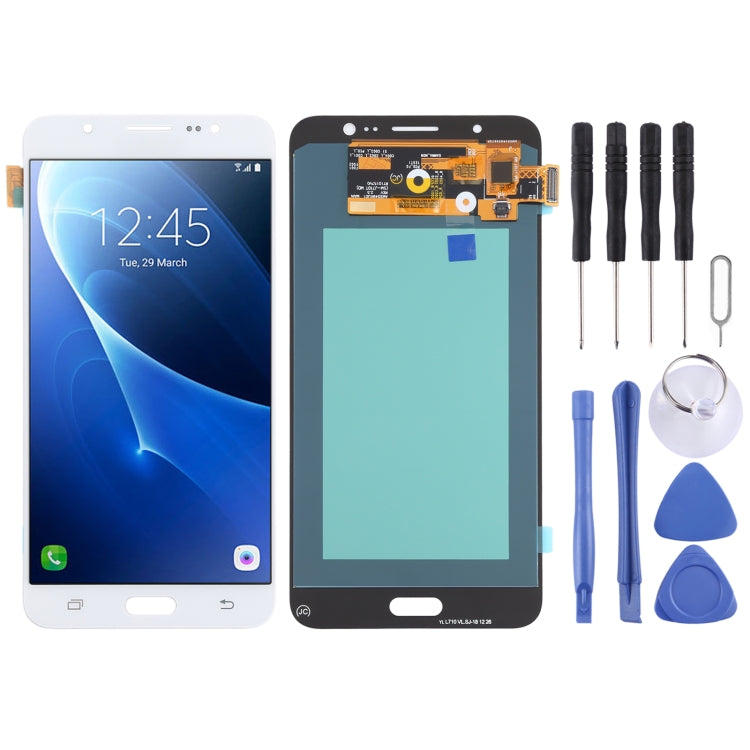 OLED Material LCD Screen and Digitizer Full Assembly for Samsung Galaxy J7 (2016) SM-J710, For Galaxy J7 (2016)(OLED), For Samsung Galaxy J7 (2016)(OLED Material)