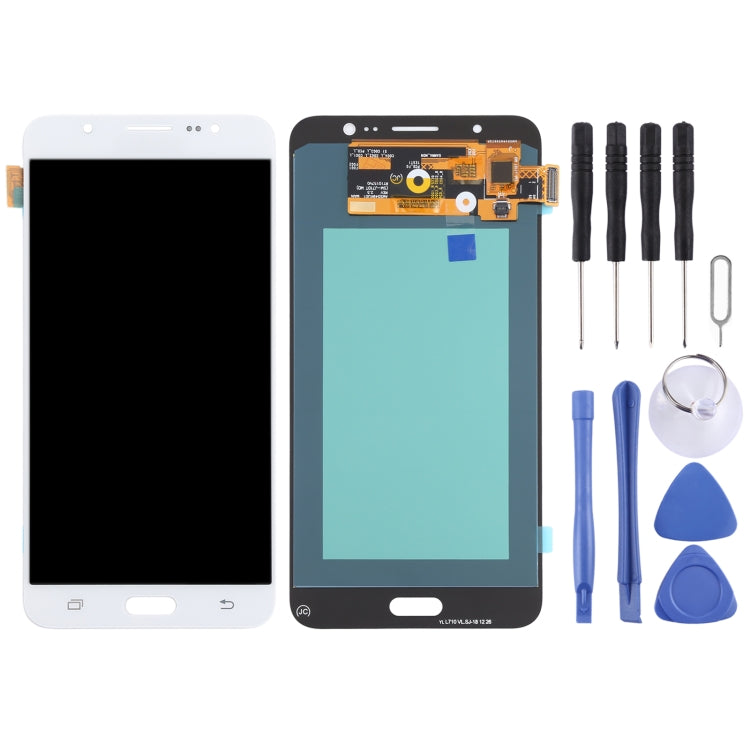 Schermo LCD in materiale OLED e digitalizzatore assemblaggio completo per Samsung Galaxy J7 (2016) SM-J710, For Galaxy J7 (2016)(OLED), For Samsung Galaxy J7 (2016)(OLED Material)