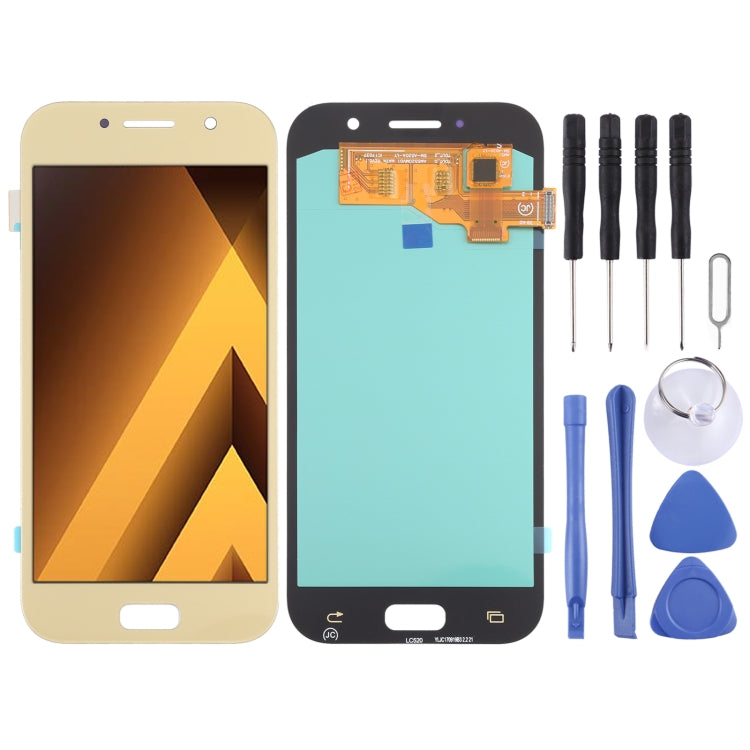 Schermo LCD in materiale OLED e digitalizzatore assemblaggio completo per Samsung Galaxy A5 (2017) SM-A520, For Galaxy A5 (2017)(OLED), For Samsung Galaxy A5 (2017)(OLED Material)