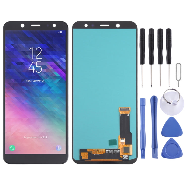 Schermo LCD in materiale OLED e digitalizzatore assemblaggio completo per Samsung Galaxy A6 (2018) SM-A600, For Samsung Galaxy A6 (2018)(OLED Material)