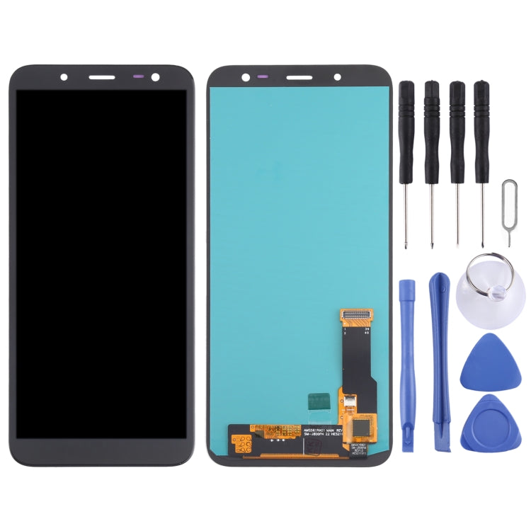 Schermo LCD in materiale OLED e digitalizzatore assemblaggio completo per Samsung Galaxy J6 SM-J600, For Samsung Galaxy J6(OLED)