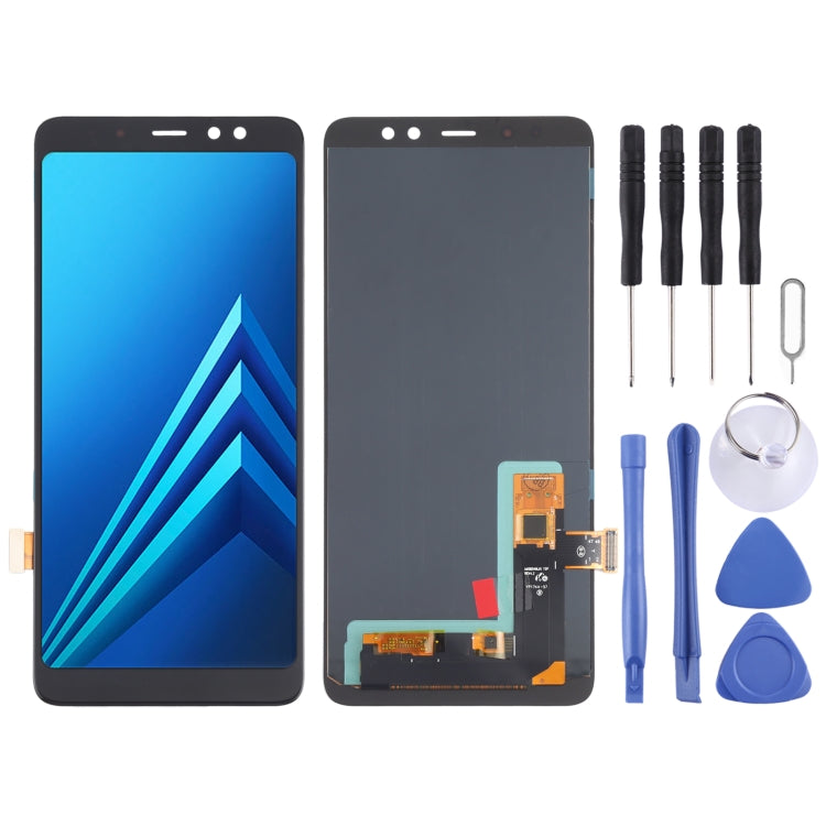 OLED Material LCD Screen and Digitizer Full Assembly for Samsung Galaxy A8+ (2018) SM-A730, For Samsung Galaxy A8+ (2018)(OLED Material)