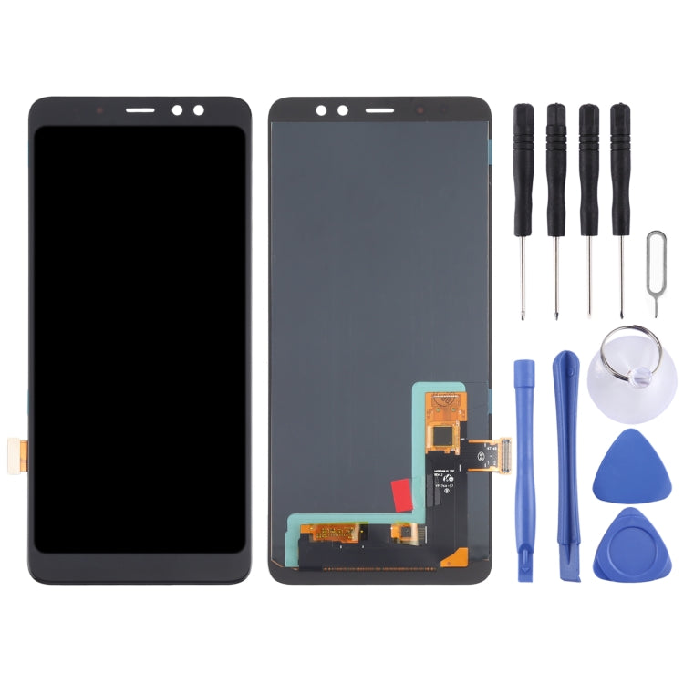 Schermo LCD in materiale OLED e digitalizzatore assemblaggio completo per Samsung Galaxy A8+ (2018) SM-A730, For Samsung Galaxy A8+ (2018)(OLED Material)