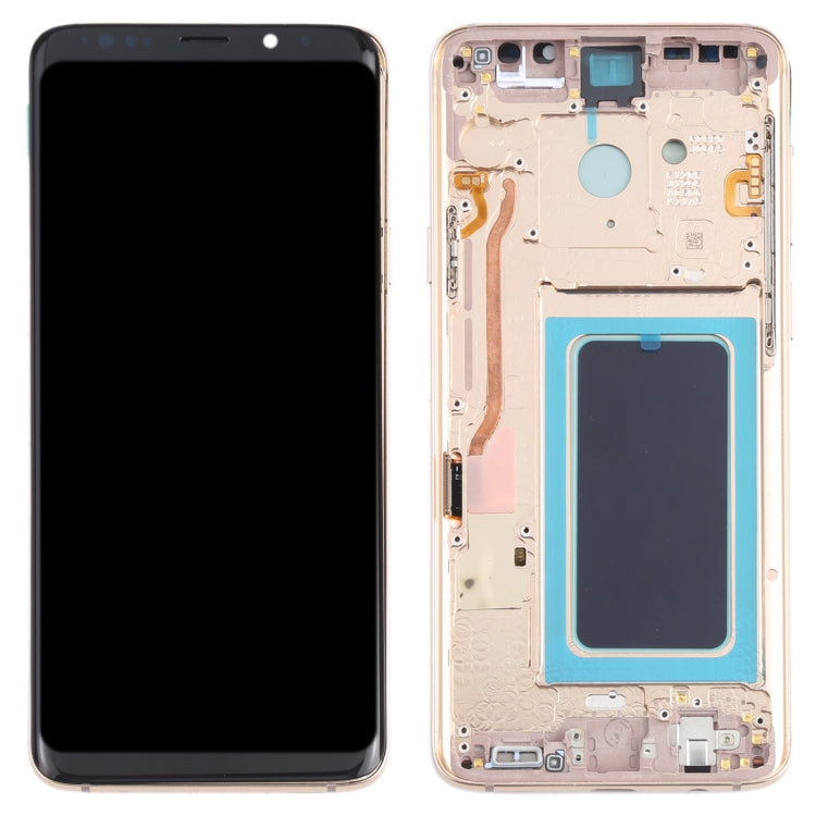 OLED Material LCD Screen and Digitizer Full Assembly with Frame for Samsung Galaxy S9+ SM-G965, For Samsung Galaxy S9+(OLED Material), For Samsung Galaxy S9+(OLED)