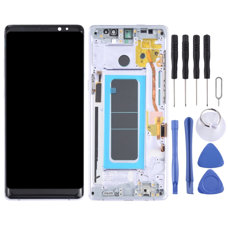 OLED Material LCD Screen and Digitizer Full Assembly with Frame for Samsung Galaxy Note 8 SM-N950, For Samsung Galaxy Note 8(OLED), For Samsung Galaxy Note 8(OLED Material)