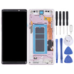 Schermo LCD in materiale OLED e digitalizzatore assemblaggio completo con cornice per Samsung Galaxy Note9 SM-N960, For Samsung Galaxy Note9 (OLED), For Samsung Galaxy Note9 (OLED Material)