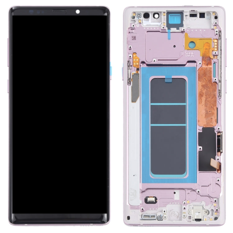 OLED Material LCD Screen and Digitizer Full Assembly with Frame for Samsung Galaxy Note9 SM-N960, For Samsung Galaxy Note9 (OLED), For Samsung Galaxy Note9 (OLED Material)