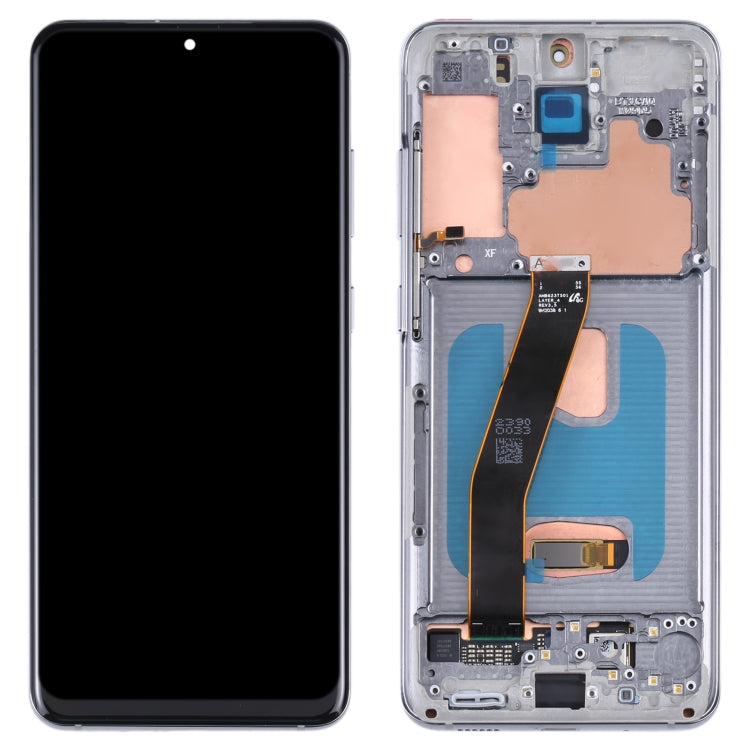 Schermo LCD originale e digitalizzatore assemblaggio completo con cornice per Samsung Galaxy S20 5G SM-G981B, For Samsung Galaxy S20 5G
