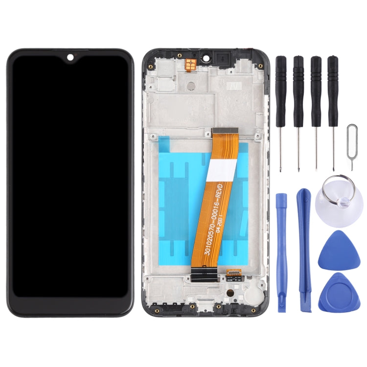 LCD Screen and Digitizer Full Assembly with Frame for Samsung Galaxy M01 (US), For Samsung Galaxy M01 (US)