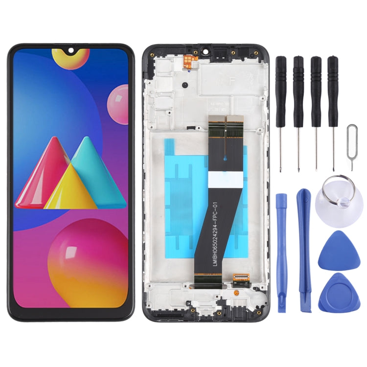 LCD Screen and Digitizer Full Assembly with Frame for Samsung Galaxy M02s (US), For Samsung Galaxy M02s (US)