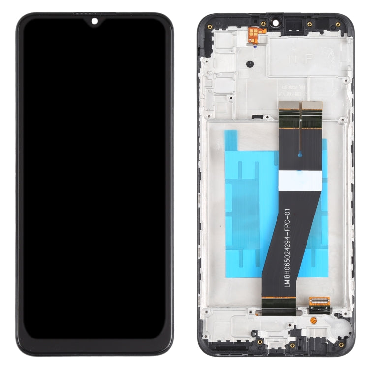 LCD Screen and Digitizer Full Assembly with Frame for Samsung Galaxy M02s (US), For Samsung Galaxy M02s (US)