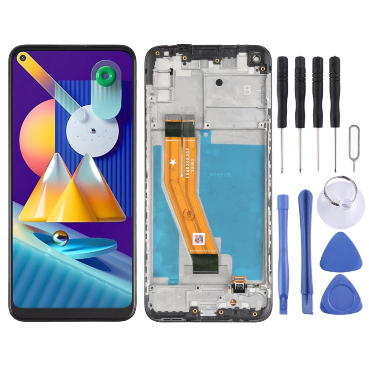 Schermo LCD e digitalizzatore assemblato completo con cornice per Samsung Galaxy M11 (US), For Samsung Galaxy M11 (US)