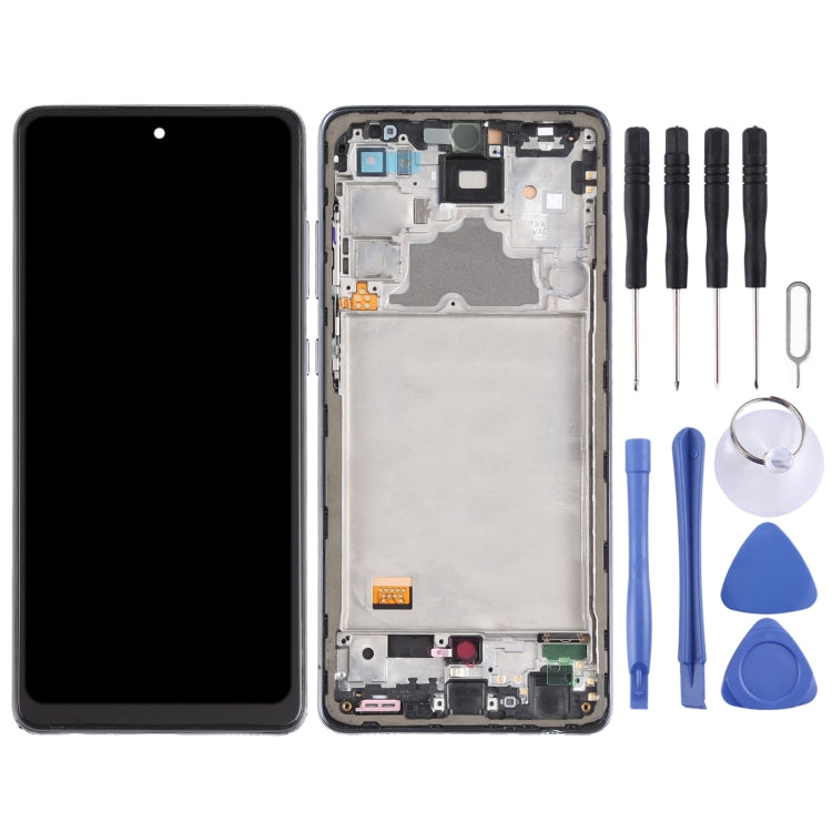 Schermo LCD e digitalizzatore in materiale incell assemblaggio completo con cornice (non supporta l'identificazione delle impronte digitali) per Samsung Galaxy A72 4G SM-A725, For Samsung Galaxy A72 4G(incell)