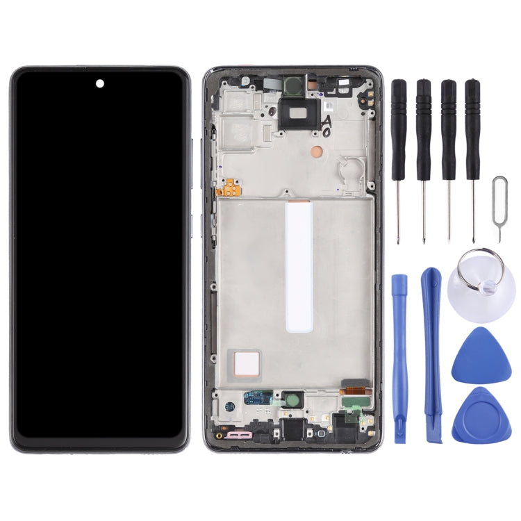 Schermo LCD e digitalizzatore in materiale incell assemblaggio completo con cornice (non supporta l'identificazione delle impronte digitali) per Samsung Galaxy A52 5G SM-A526, For Samsung Galaxy A52 5G(incell)