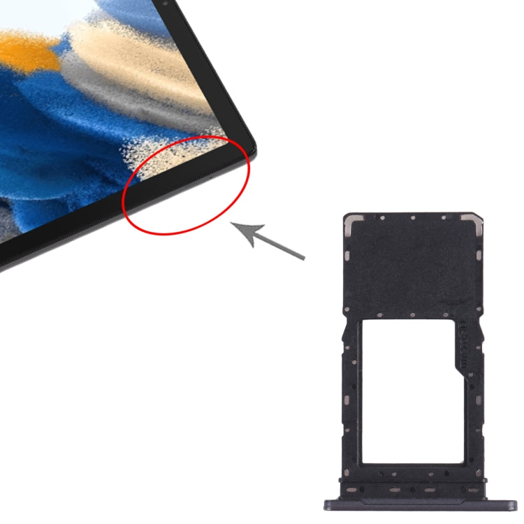 Micro SD Card Tray for Samsung Galaxy Tab A8 10.5(2021) SM-X200/X205, For Samsung Galaxy Tab A8 10.5(2021)