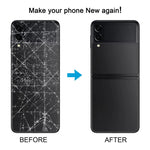 Per Samsung Galaxy Z Flip3 5G SM-F711B Cover posteriore batteria in vetro, For Samsung Galaxy Z Flip3 5G