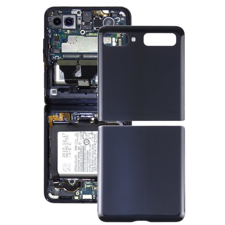 Per Samsung Galaxy Z Flip 4G SM-F700 Cover posteriore batteria in vetro, For Samsung Galaxy Z Flip 4G