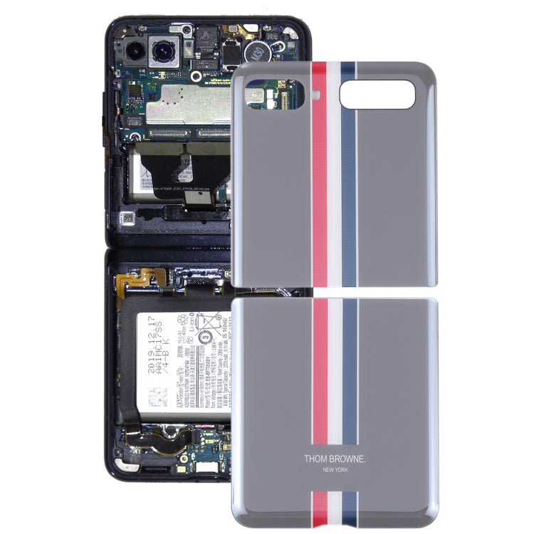 For Samsung Galaxy Z Flip 4G SM-F700 Glass Battery Back Cover,For Samsung Galaxy Z Flip 4G