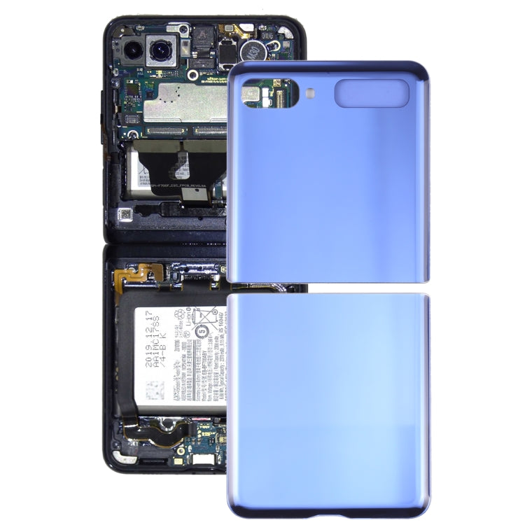 For Samsung Galaxy Z Flip 4G SM-F700 Glass Battery Back Cover,For Samsung Galaxy Z Flip 4G