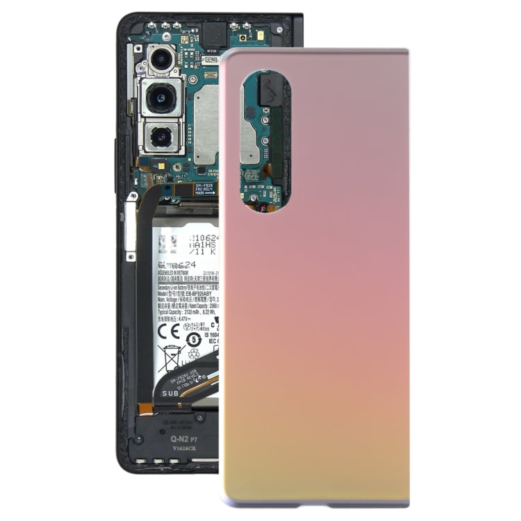 Per Samsung Galaxy Z Fold3 5G SM-F926B Cover posteriore batteria in vetro, For Samsung Galaxy Z Fold3 5G