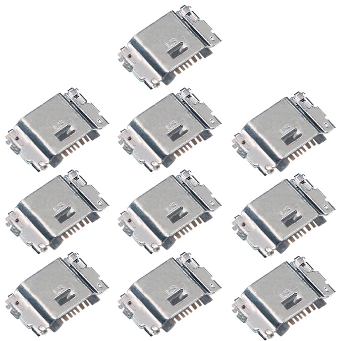 For Galaxy J7 Prime G610F 10pcs Charging Port Connector, For Galaxy J7 Prime