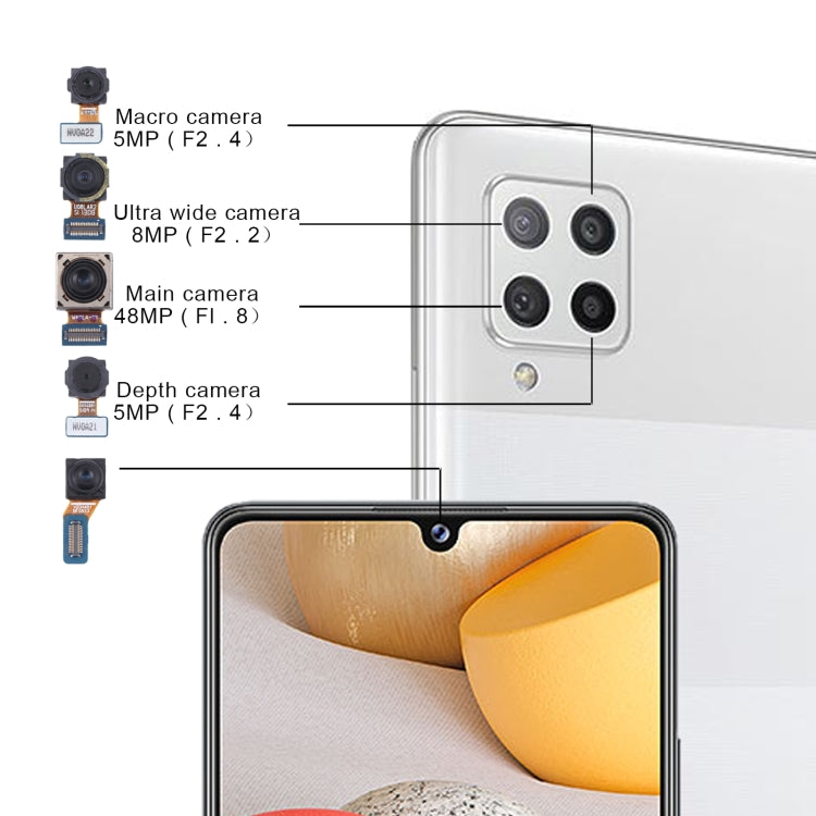 For Samsung Galaxy A42 5G SM-A426 Original Camera Set (Depth + Macro + Wide Angle + Main Camera + Front Camera), For Samsung Galaxy A42 5G (Original)