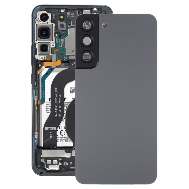 Per Samsung Galaxy S22+ 5G SM-S906B Cover posteriore batteria con copriobiettivo fotocamera, For Samsung Galaxy S22+ 5G