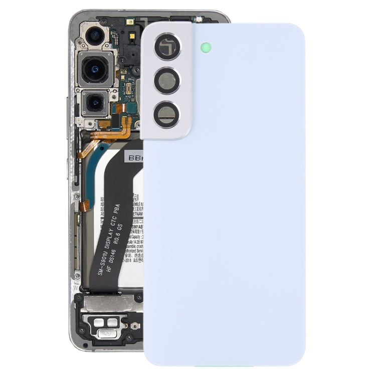 For Samsung Galaxy S22 5G SM-S901B Back Battery Cover with Camera Lens Cover, For Samsung Galaxy S22 5G