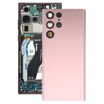 Per Samsung Galaxy S22 Ultra 5G SM-S908B Cover posteriore batteria con copriobiettivo fotocamera, For Samsung Galaxy S22 Ultra 5G