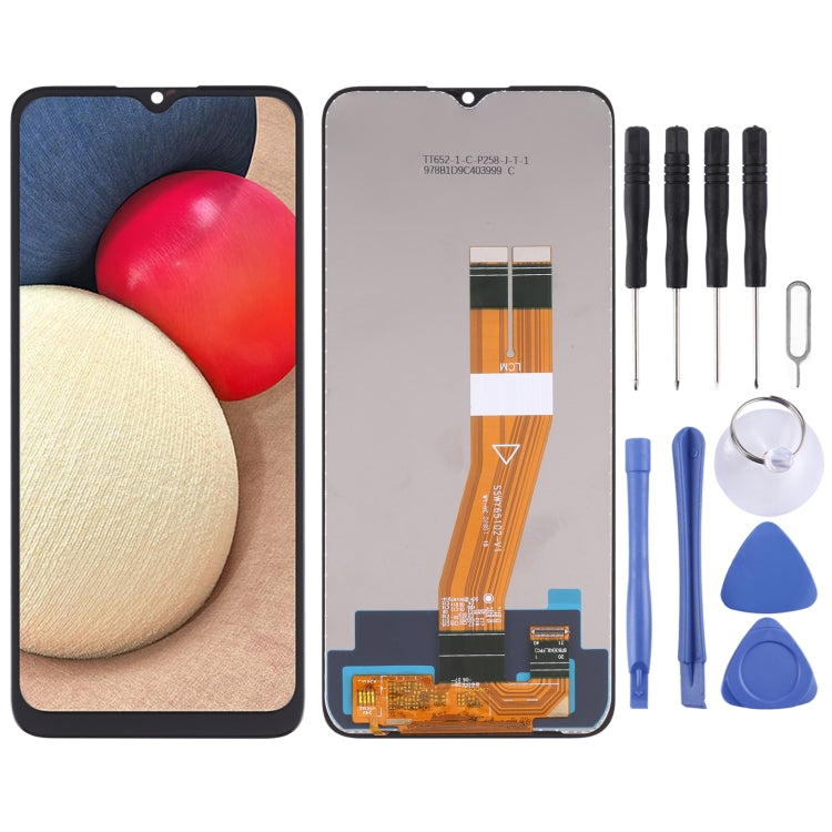 Schermo LCD e digitalizzatore assemblaggio completo per Samsung Galaxy A02S, For Samsung Galaxy A02S