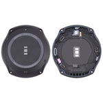 Coperchio dell'alloggiamento posteriore con lente in vetro per Samsung Gear S3 Classic SM-R770, SM-R770 (Black)