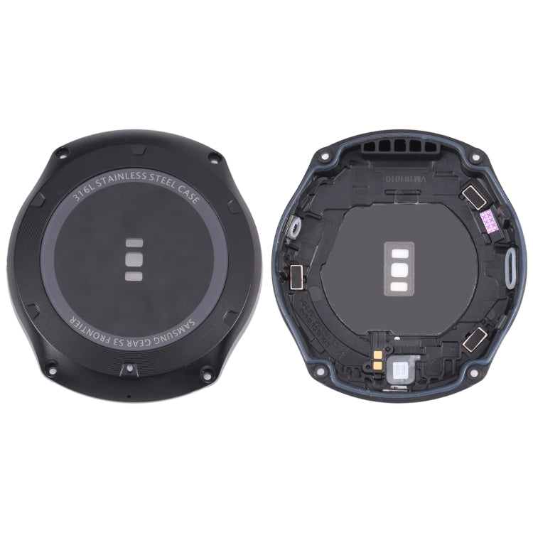 Rear Housing Cover with Glass Lens for Samsung Gear S3 Frontier SM-R760, SM-R760 (Black), SM-R760