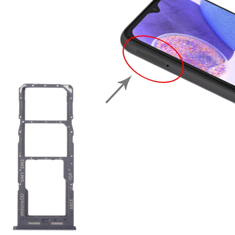 Per Samsung Galaxy A23 SM-A235 Vassoio scheda SIM originale + Vassoio scheda SIM + Vassoio scheda micro SD, For Samsung Galaxy A23(Original)