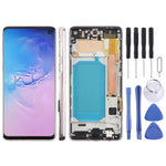 Schermo LCD TFT per Samsung Galaxy S10 SM-G973 Digitizer assemblaggio completo con cornice, non supporta l'identificazione delle impronte digitali, For Samsung Galaxy S10 4G SM-G973F 6.05 inch(Not Fingerprint), For Samsung Galaxy S10 (TFT)