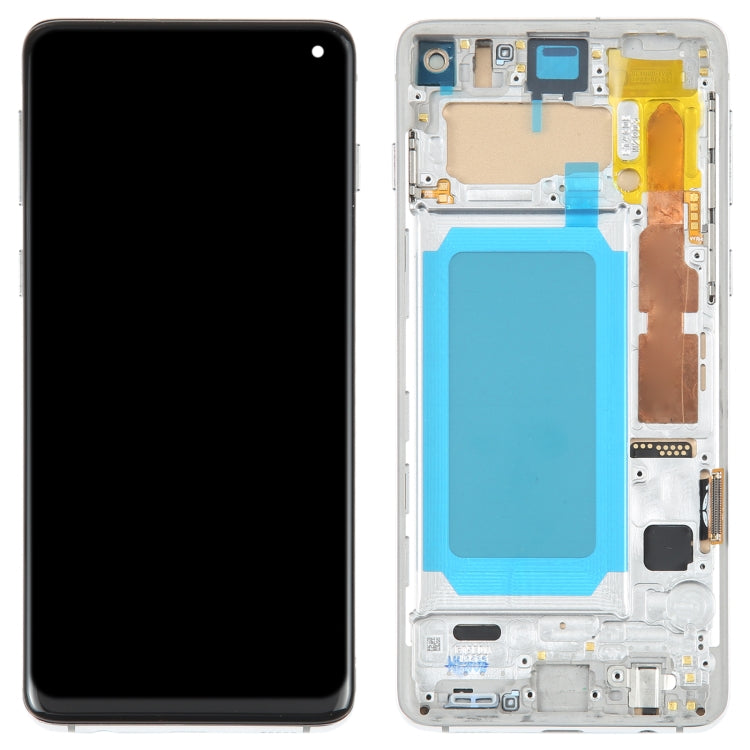 Schermo LCD TFT per Samsung Galaxy S10 SM-G973 Digitizer assemblaggio completo con cornice, non supporta l'identificazione delle impronte digitali, For Samsung Galaxy S10 (TFT), For Samsung Galaxy S10（OLED）