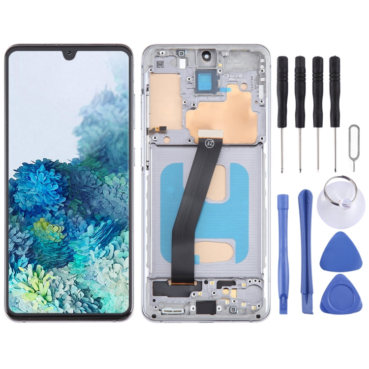 TFT LCD Screen For Samsung Galaxy S20 SM-G980 Digitizer Full Assembly With Frame, Not Support Fingerprint Identification, For Samsung Galaxy S20 (Not Fingerprint)